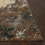 Ausa Abstract Brown Large Area Rugs For Living Room - LOOMLAN - LOOMLAN - Area Rugs