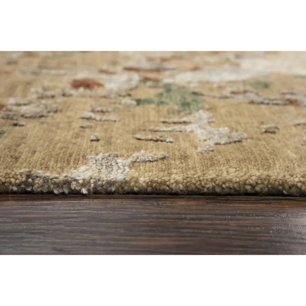 Ausa Abstract Brown Large Area Rugs For Living Room - LOOMLAN - LOOMLAN - Area Rugs