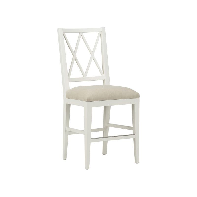 Austin White Counter Stool - LOOMLAN - Chelsea House - Counter Stools