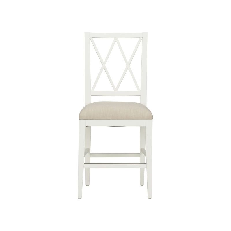 Austin White Counter Stool - LOOMLAN - Chelsea House - Counter Stools