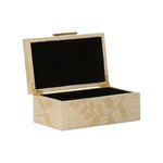 Autumnal Natural Raffia Wrapped Wood Box - LOOMLAN - Chelsea House - Boxes & Bowls