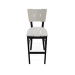 Avant MGP Aluminum Bar Height Stacking Chair - LOOMLAN - Outdoor Bar Stools