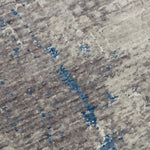 Aver Abstract Gray/ Blue Large Area Rugs - LOOMLAN - LOOMLAN - Area Rugs