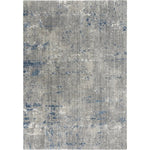 Aver Abstract Gray/ Blue Large Area Rugs - LOOMLAN - LOOMLAN - Area Rugs