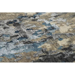 Avid Abstract Dark Blue Large Area Rugs For Living Room - LOOMLAN - LOOMLAN - Area Rugs