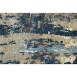 Avid Abstract Dark Blue Large Area Rugs For Living Room - LOOMLAN - LOOMLAN - Area Rugs