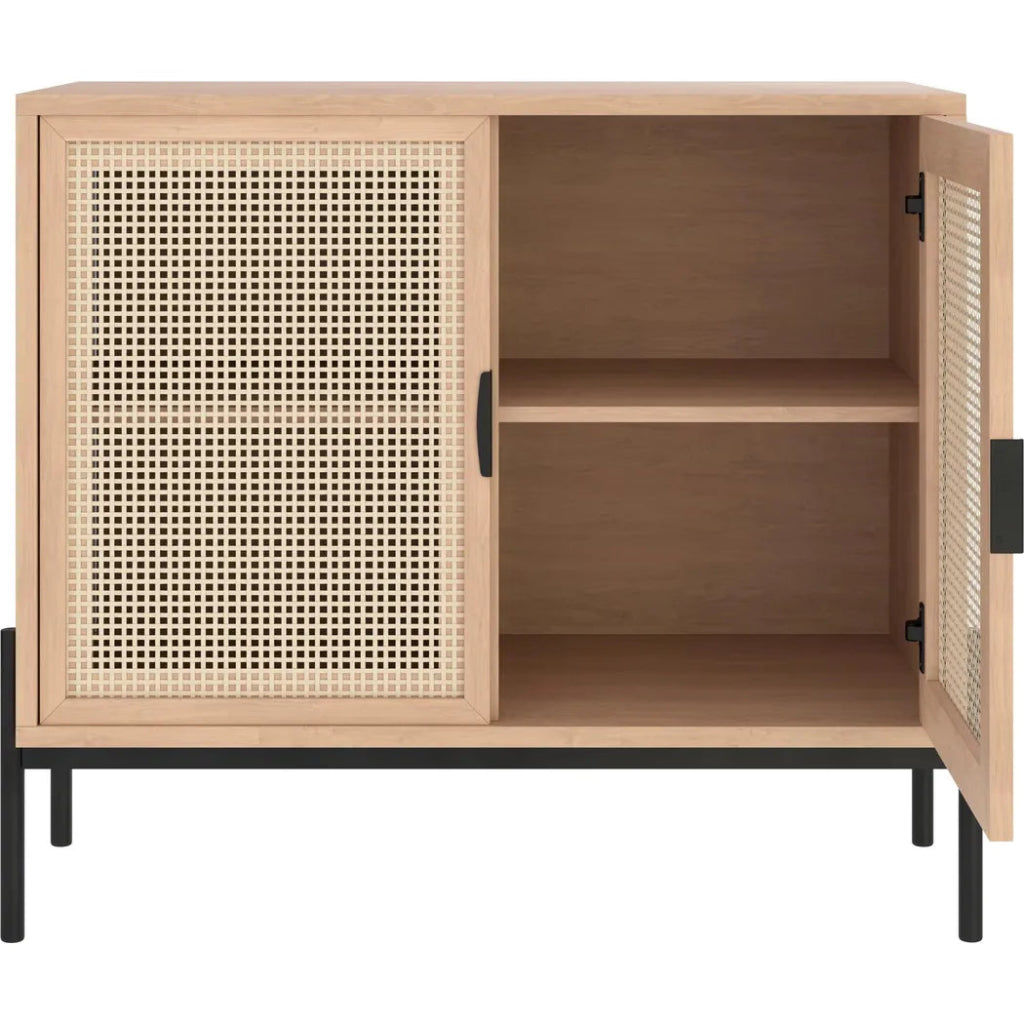 Avida Wooden Iron Small Sideboard - LOOMLAN - SUNPAN - Sideboards