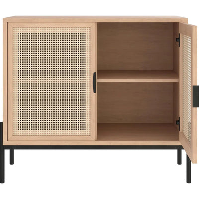 Avida Wooden Iron Small Sideboard - LOOMLAN - SUNPAN - Sideboards