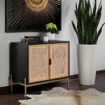 Avida Wooden Iron Small Sideboard - LOOMLAN - SUNPAN - Sideboards