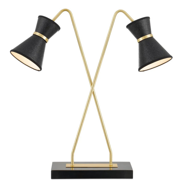 Avignon Desk Lamp - LOOMLAN - Currey & Co - Table Lamps