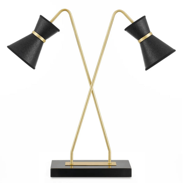 Avignon Desk Lamp - LOOMLAN - Currey & Co - Table Lamps