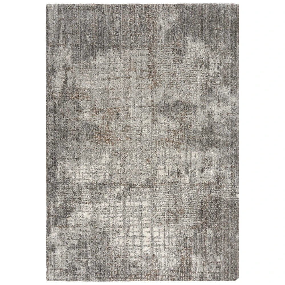 Avis Abstract Gray Large Area Rugs For Living Room - LOOMLAN - LOOMLAN - Area Rugs