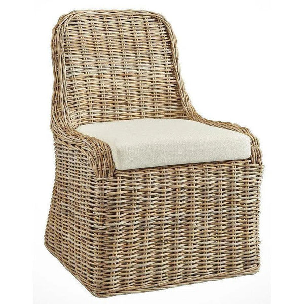 Ayanna Rattan Chair Set of 2 - LOOMLAN - Furniture Classics - Dining Chairs