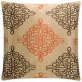 Ayers Copper Throw Pillow With Insert - LOOMLAN - D.V. Kap - Throw Pillows