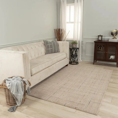 Ayon Solid Beige Area Rugs For Living Room - LOOMLAN - LOOMLAN - Area Rugs