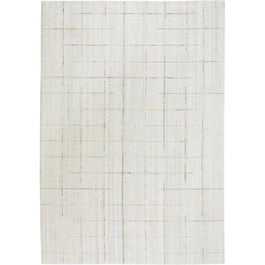 Ayur Solid Ivory Area Rugs For Living Room - LOOMLAN - LOOMLAN - Area Rugs