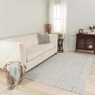 Azim Solid Light Gray Area Rugs For Living Room - LOOMLAN - LOOMLAN - Area Rugs