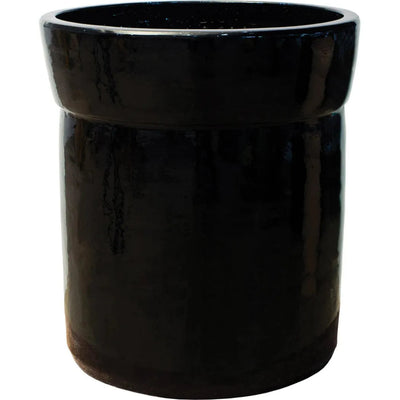 Azov Planter - Gloss Black Outdoor Planter - LOOMLAN - Seasonal Living - Planters