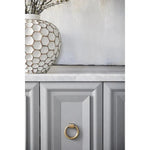 Azure Carrera Sideboard White Marble Gray - LOOMLAN - Essentials For Living - Sideboards