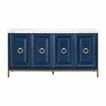 Azure Carrera Sideboard White Marble Navy - LOOMLAN - Essentials For Living - Sideboards