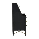 Verona Black Secretary Desk