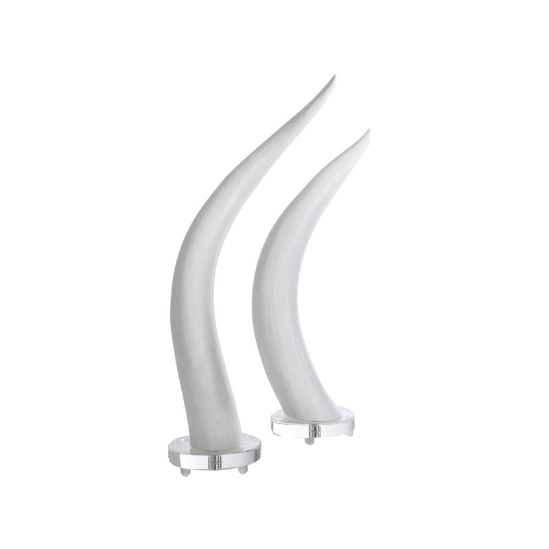 Horns Elegance Sleek Design Sculpture