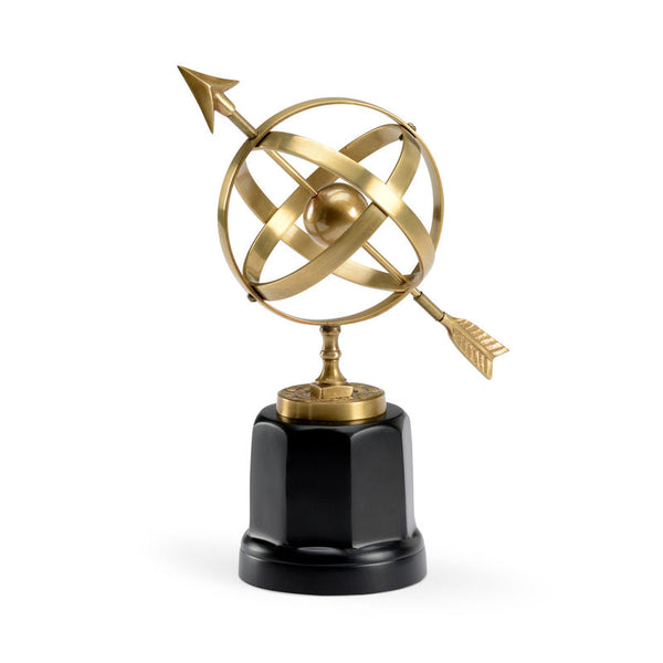 Armillary Gold Finish Sculpture