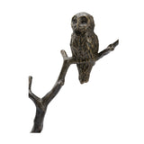 Bog Garden Cast Iron made Owl Sculpture