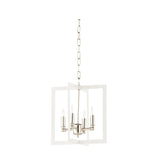 Bayberry Hanging Clean White Finish Chandelier