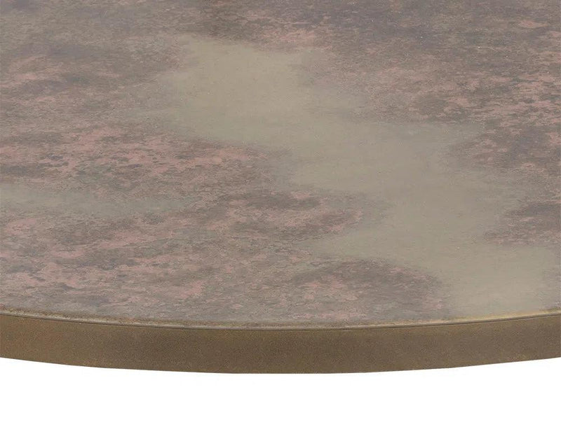 Concord Iron Framed Glass Top Coffee Table