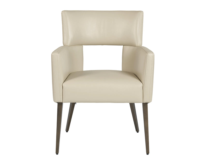 Amerie Leather Upholstered Dining Armchair