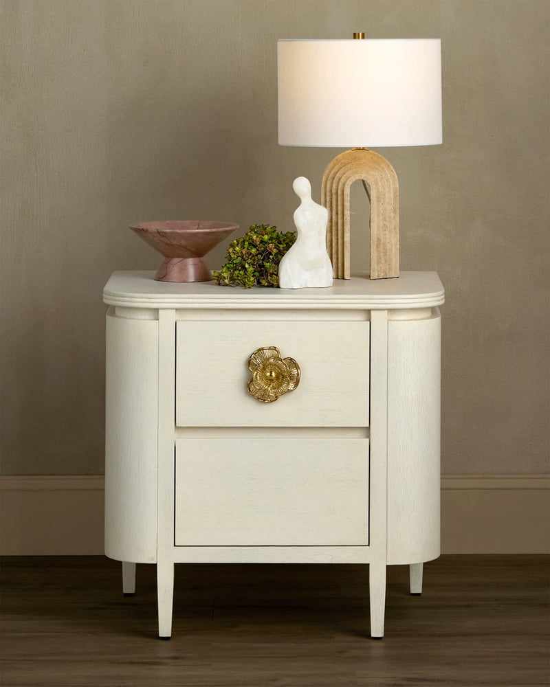 Briallen White Nightstand