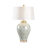 Ginger Jar Ceramic Made With Gold Accents Table Lamp