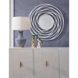 Classic White Round Shade Table Lamp