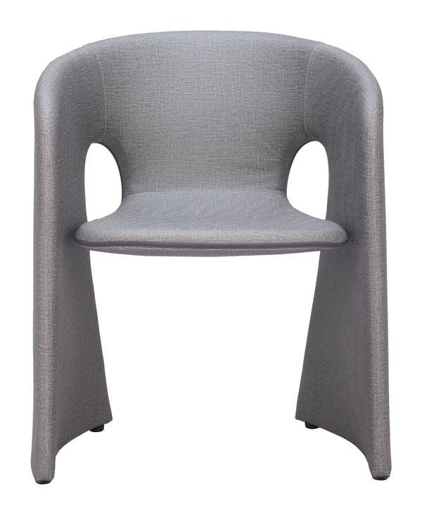 Rosyth Slate Gray Dining Arm Chair