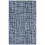 Baar Geometric Blue Area Rugs For Living Room - LOOMLAN - LOOMLAN - Area Rugs