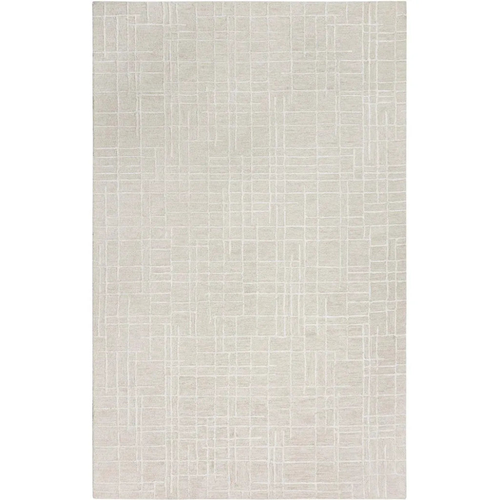 Babi Geometric Light Beige Area Rugs For Living Room - LOOMLAN - LOOMLAN - Area Rugs