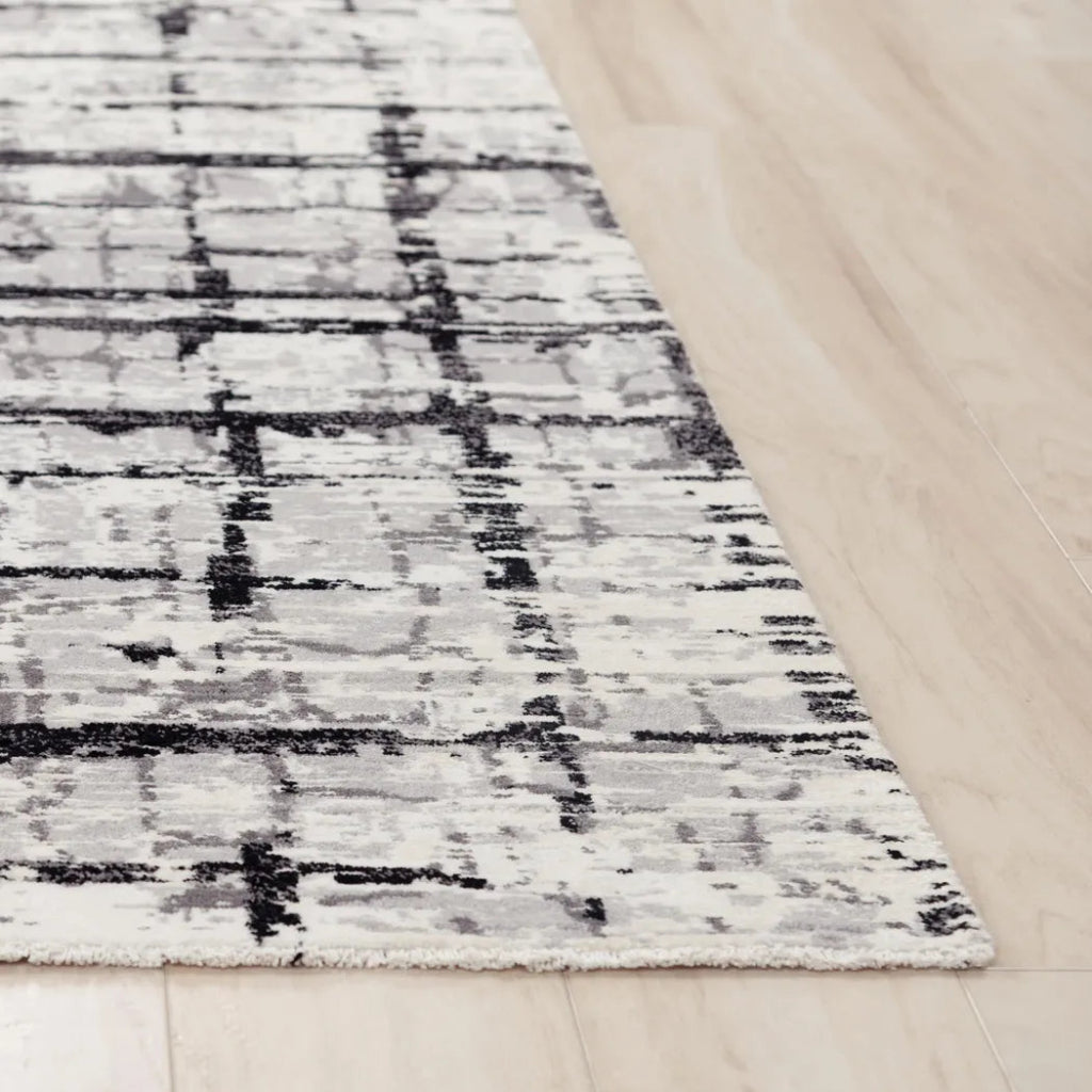 Babu Abstract Black/ Large Area Rugs For Living Room - LOOMLAN - LOOMLAN - Area Rugs