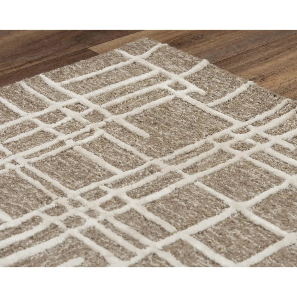 Baby Geometric Brown Area Rugs For Living Room - LOOMLAN - LOOMLAN - Area Rugs