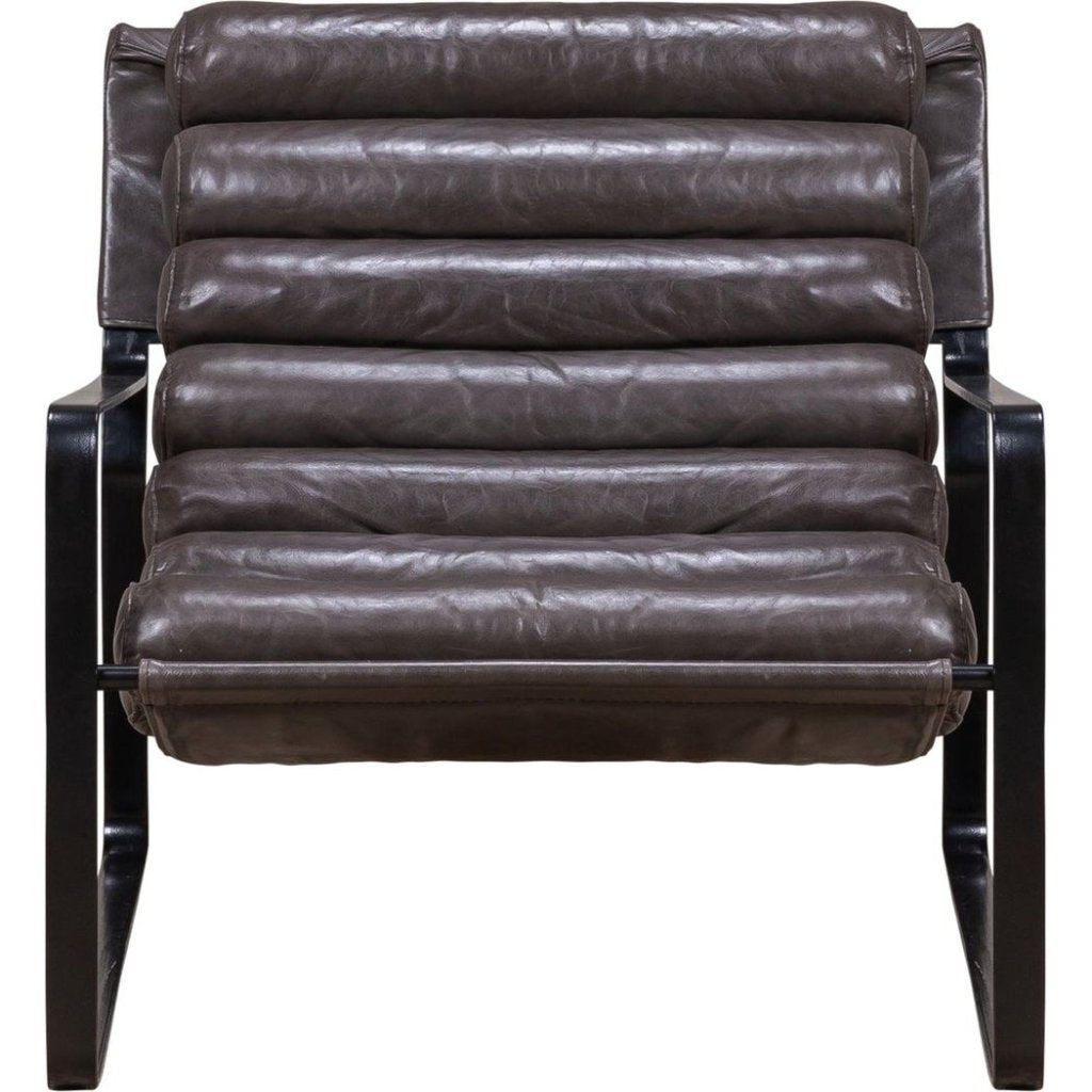 Bacana Leather In Yukon Basilica Chair - LOOMLAN - Club Chairs