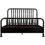 Bachelor Black Wooden Bed Frame - LOOMLAN - Noir - Beds