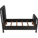 Bachelor Black Wooden Bed Frame - LOOMLAN - Noir - Beds