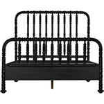 Bachelor Black Wooden Bed Frame - LOOMLAN - Noir - Beds