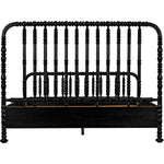 Bachelor Black Wooden Bed Frame - LOOMLAN - Noir - Beds