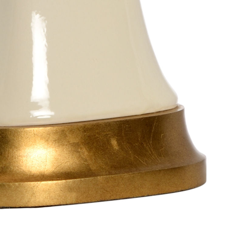 Hopper Gold Accents Smooth Finish Table Lamp