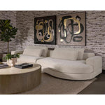 Baela Sofa Danny Cream - , Removable Cushions - LOOMLAN - SUNPAN - Sofas & Loveseats