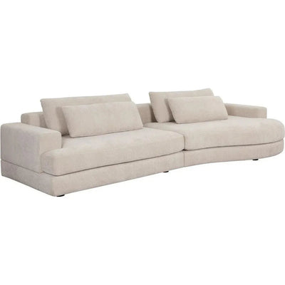 Baela Sofa Danny Cream - , Removable Cushions - LOOMLAN - SUNPAN - Sofas & Loveseats