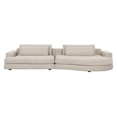 Baela Sofa Danny Cream - , Removable Cushions - LOOMLAN - SUNPAN - Sofas & Loveseats