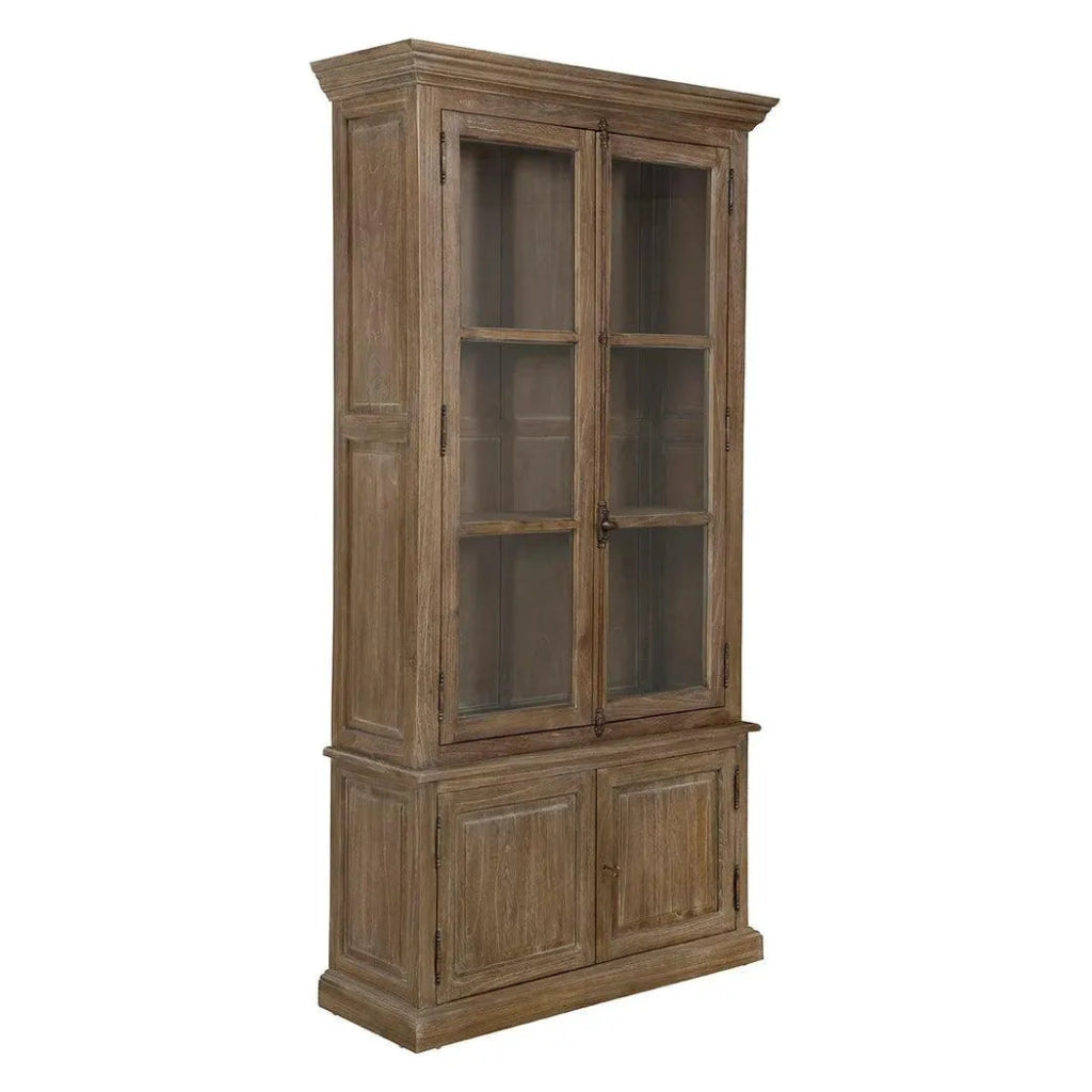 Baker's Wooden Neutral Brown Cabinet - LOOMLAN - Furniture Classics - Accent Cabinets