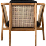 Balin Chair with Caning - LOOMLAN - Noir - Accent Chairs